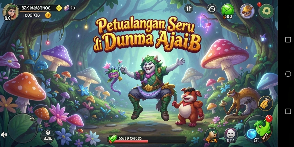 Screenshot 8ZK menampilkan gameplay yang seru dan penuh tantangan.