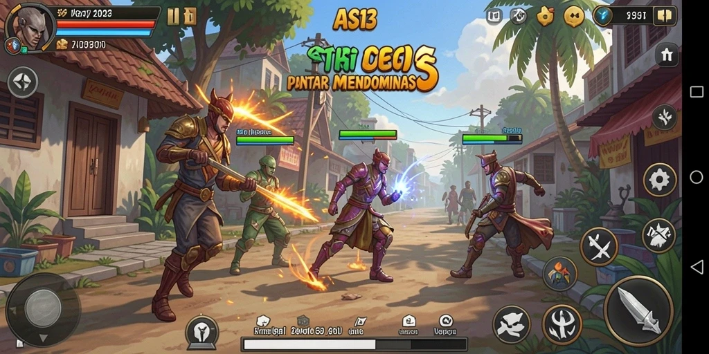 Tangkapan layar dari gameplay menarik di ASD123 menunjukkan strategi yang mengesankan.