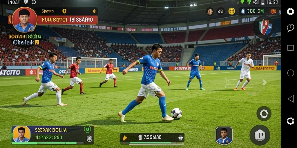 Tampilan gameplay BOBATOTO yang menarik dan penuh aksi di lapangan.