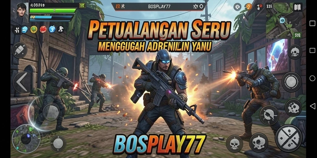 Tampilan gameplay seru dari BOSPLAY77 yang penuh tantangan.