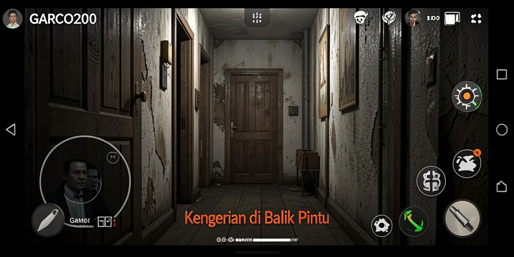 Screenshot dari gameplay menegangkan di GARCO200