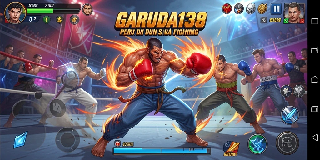 Tampilan gameplay dari GARUDA138 yang penuh aksi dan strategi.