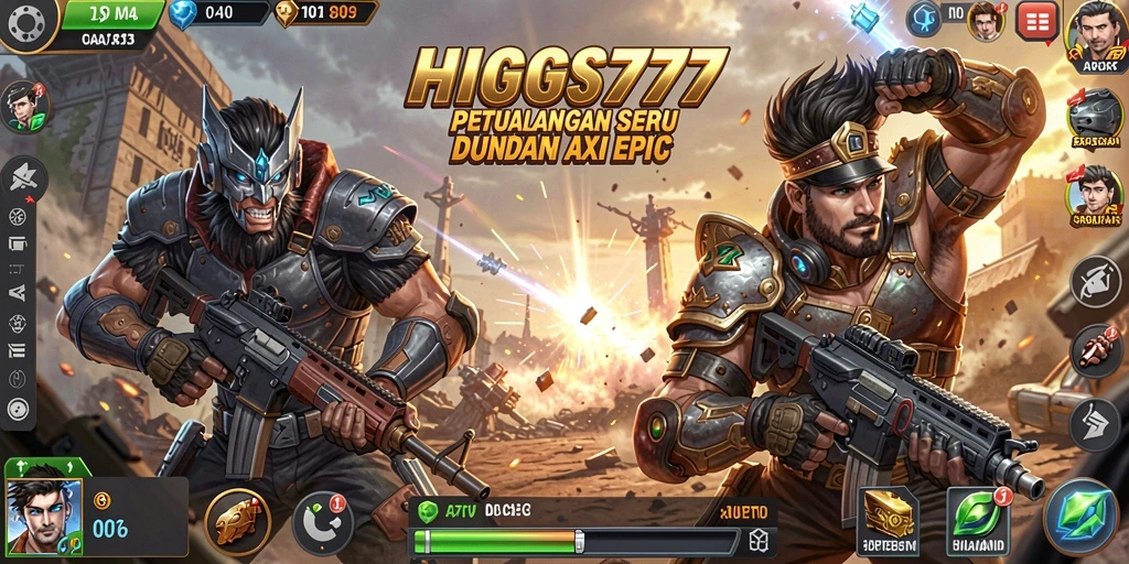 Gameplay HIGGS777 yang penuh aksi dan tantangan seru.