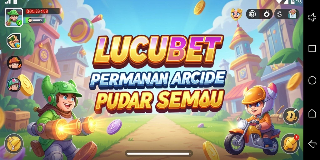 Tampilan gameplay menarik dari LUCUBET di dunia arcade.
