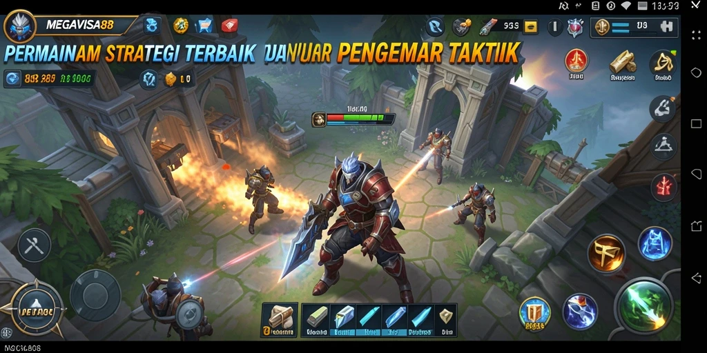 Tampilan gameplay seru dan strategi menantang di MEGAVISA88.