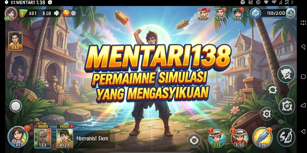 Screenshot MENTARI138 menunjukkan pengalaman gameplay simulasi yang mendalam.
