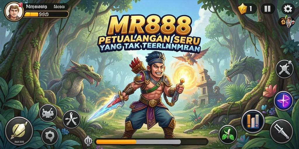 Screenshot gameplay MR888 menampilkan petualangan seru di dunia yang misterius.