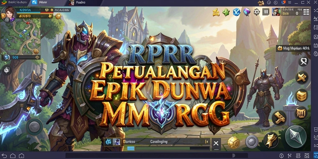 Tampilan gameplay RPRR yang mendebarkan dalam dunia MMORPG.