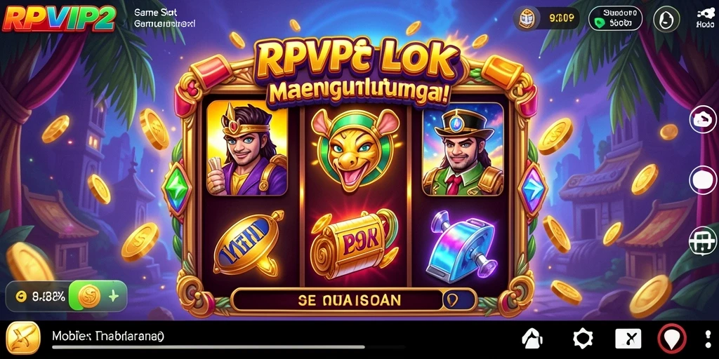 Tampilan gameplay seru dari RPVIP2 yang menghadirkan keseruan slot.