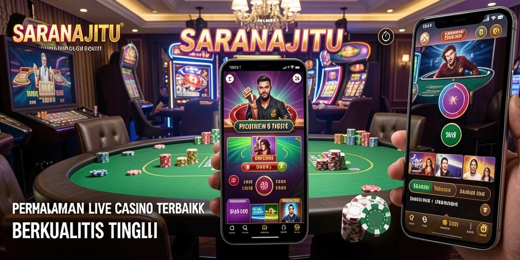 Tampilan gameplay Live Casino yang memukau dan interaktif.