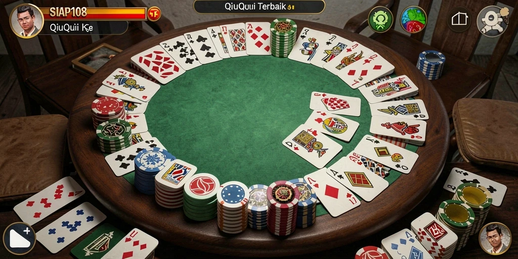 Screenshot gameplay QiuQiu yang menarik dan mendebarkan.