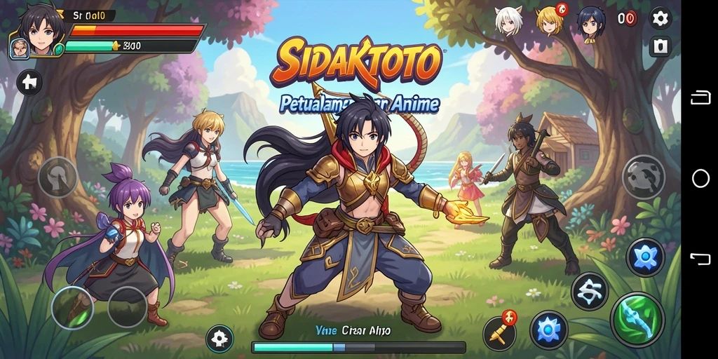 Screenshot dari gameplay <strong>SIDAKTOTO</strong> yang menunjukkan karakter Anime yang menakjubkan.