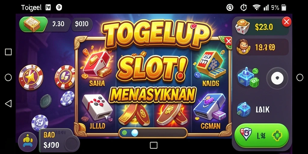 Tampilan menarik gameplay Slot TOGELUP di layar.