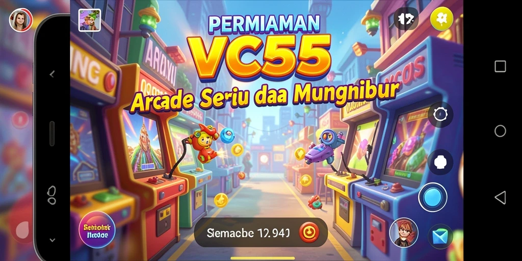 Tampilan gameplay VC55 yang seru dan menantang.