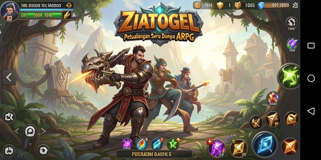 Tampilan gameplay ZIATOGEL yang menegangkan dan penuh aksi.